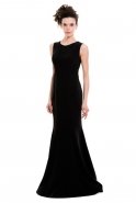 Long Black Evening Dress O3902