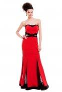 Long Red Evening Dress C3223