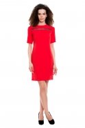 Short Red Evening Dress T2040