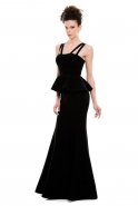 Long Black Evening Dress MT15-070