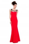 Long Red Evening Dress MT15-038