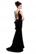 Long Black Evening Dress MT15-025