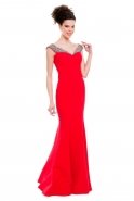 Long Red Evening Dress MT15-020