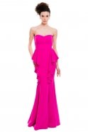 Long Fuchsia Evening Dress MT15-018