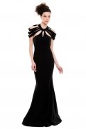 Long Black Evening Dress MT15-008
