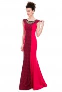 Long Fuchsia Evening Dress C3190