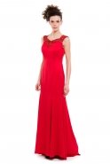 Long Red Evening Dress M1446