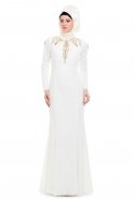 White Hijab Dress K4349380
