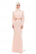 Salmon Hijab Dress K4349375