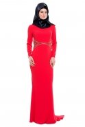 Red Hijab Dress K4349375
