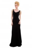 Long Black Evening Dress C3135