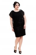 Black Oversized Evening Dress AL8032