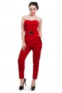 Red Jumpsuit A7366