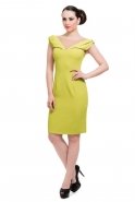 Short Pistachio Green Evening Dress O3830