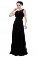 Long Black Evening Dress S3988