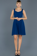 Short Sax Blue Evening Dress ABK003
