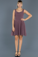 Short Lavender Evening Dress ABK003