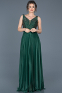 Long Green Engagement Dress ABU605