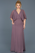 Long Lavender Oversized Evening Dress ABU001