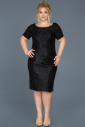 Short Black Plus Size Dress ABK303