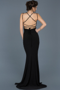 Long Black Invitation Dress ABU620