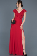 Long Red Invitation Dress ABU642