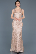 Long Powder Color Mermaid Prom Dress ABU651