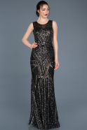 Long Anthracite Mermaid Prom Dress ABU657
