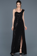 Long Black Invitation Dress ABU644