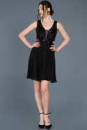Short Black Invitation Dress ABK398