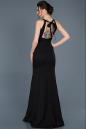 Long Black Invitation Dress ABU600