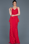 Long Red Prom Gown ABU624