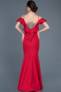 Long Red Prom Gown ABU625