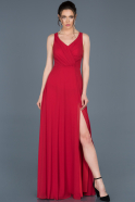 Long Red Invitation Dress ABU693