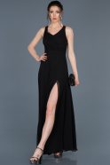 Long Black Invitation Dress ABU693