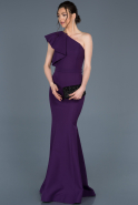 Long Purple Mermaid Evening Dress ABU640