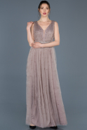 Long Lavender Engagement Dress ABU673