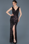 Long Violet Invitation Dress ABU681