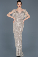 Long Mink Mermaid Evening Dress ABU607