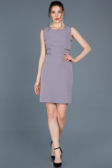 Short Lavender Invitation Dress ABK447