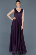 Long Purple Invitation Dress ABU692