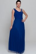 Long Sax Blue Evening Dress AR36802