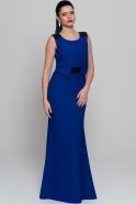 Long Sax Blue Evening Dress AR36909