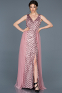 Long Powder Color Mermaid Prom Dress ABU698