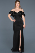 Long Black Mermaid Evening Dress ABU639