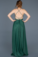 Long Emerald Green Prom Gown ABU685