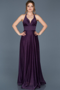 Long Purple Engagement Dress ABU653