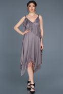 Short Grey Prom Gown ABK457