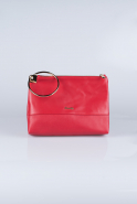 Red Leather Evening Bag V124