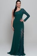 Long Green Prom Dress F1564